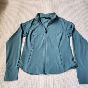 Athleta Seafoam Zip-Front Performance Utility Jacket